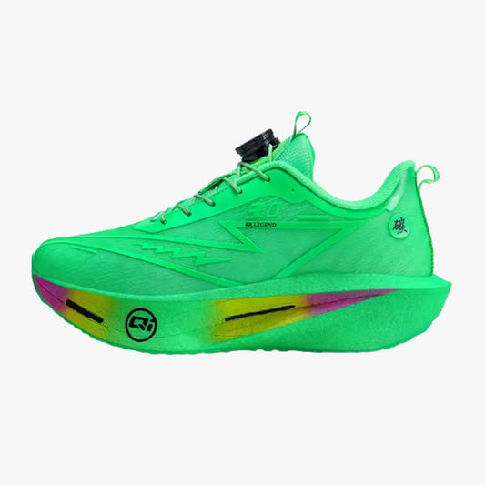 Running Shoes Carbon Plate Road Racing Green