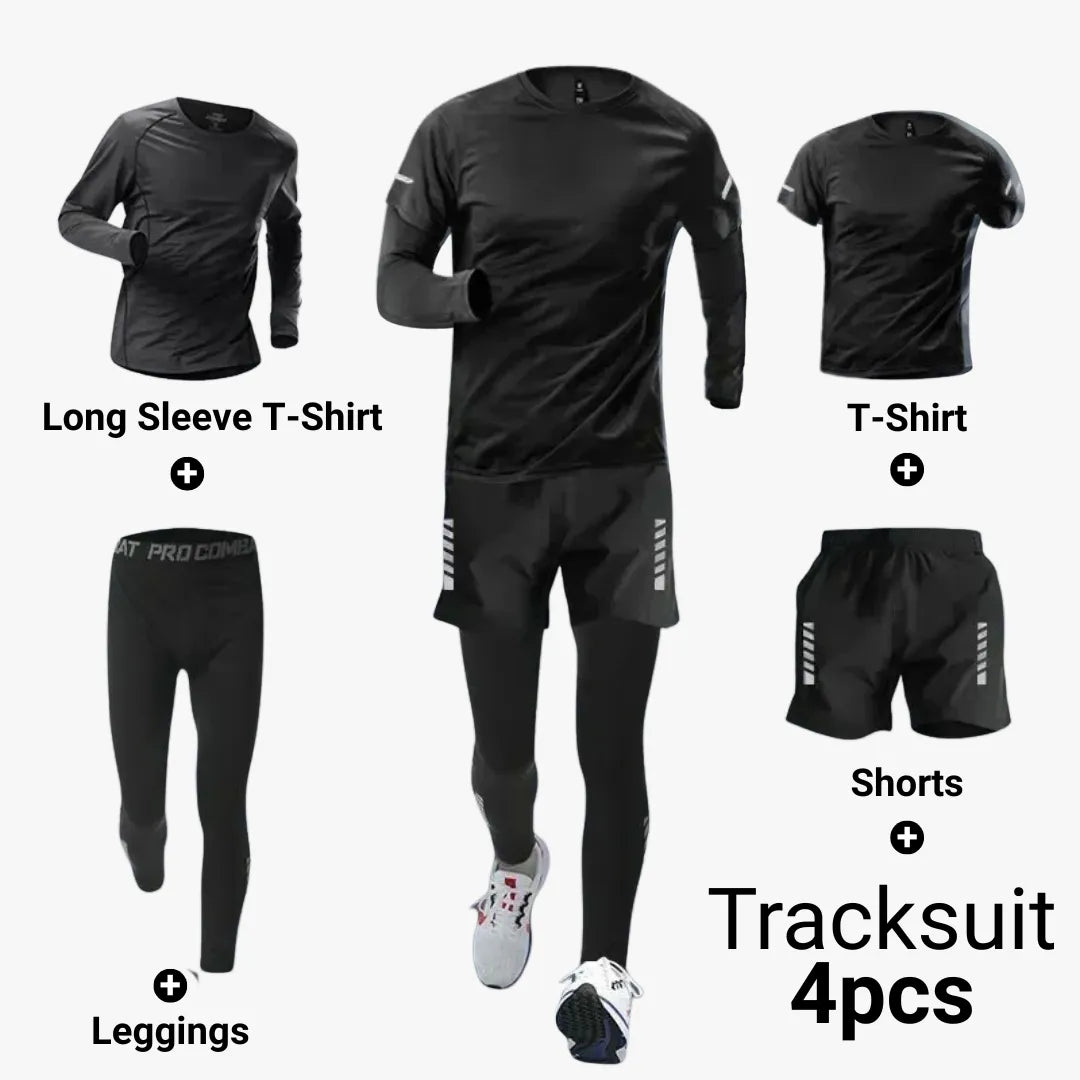 Mens Sportwear 4-Piece Running Runnora