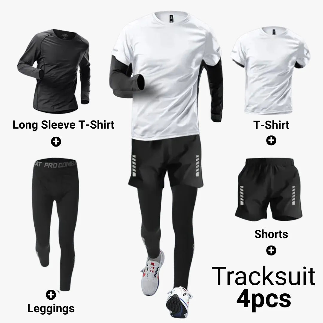 Mens Sportwear 4-Piece Running Runnora