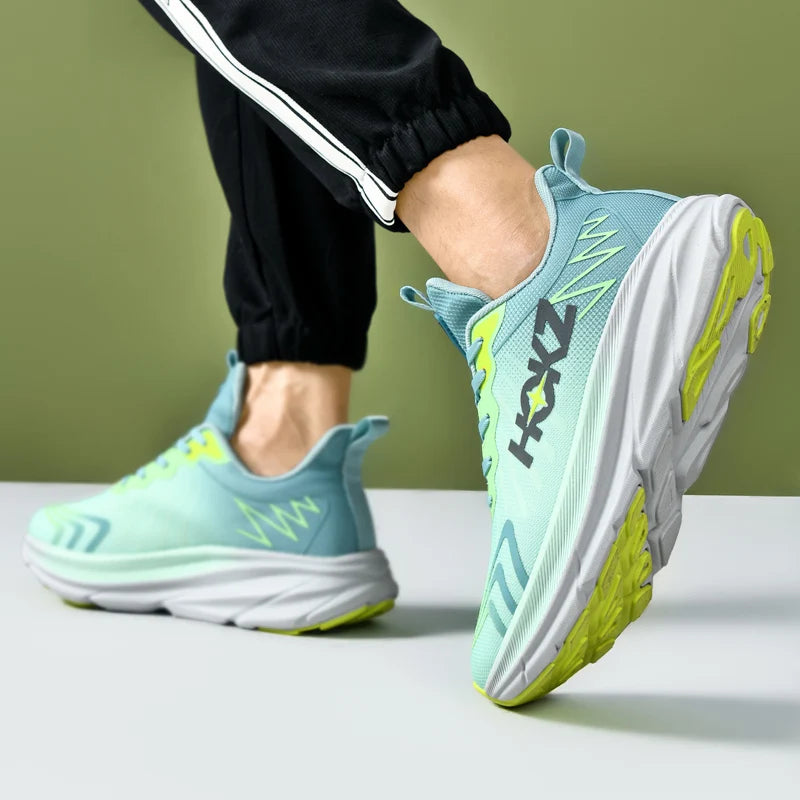 Lightweight Running Shoes Daily Comfort Green Light