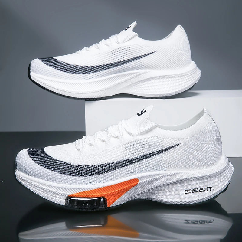 Running Shoes Lightweight Breathable White