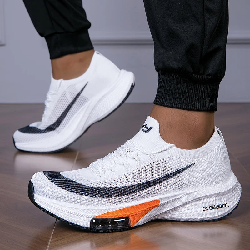 Running Shoes Lightweight Breathable White