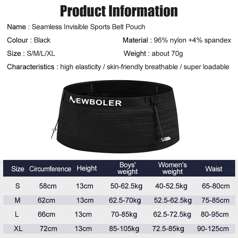 Elastic Sports Waist Bag Pack Running