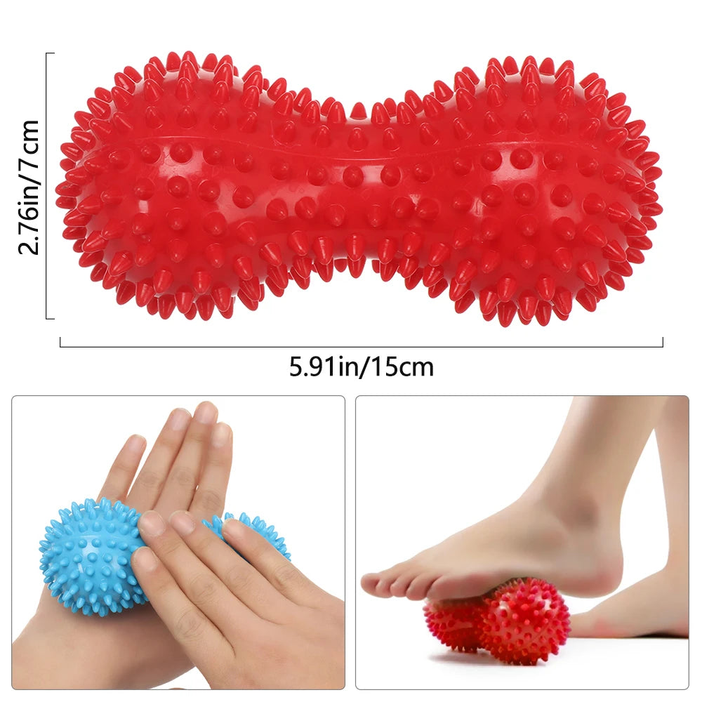 Spiky Peanut Massage Ball for Deep Tissue Relief
