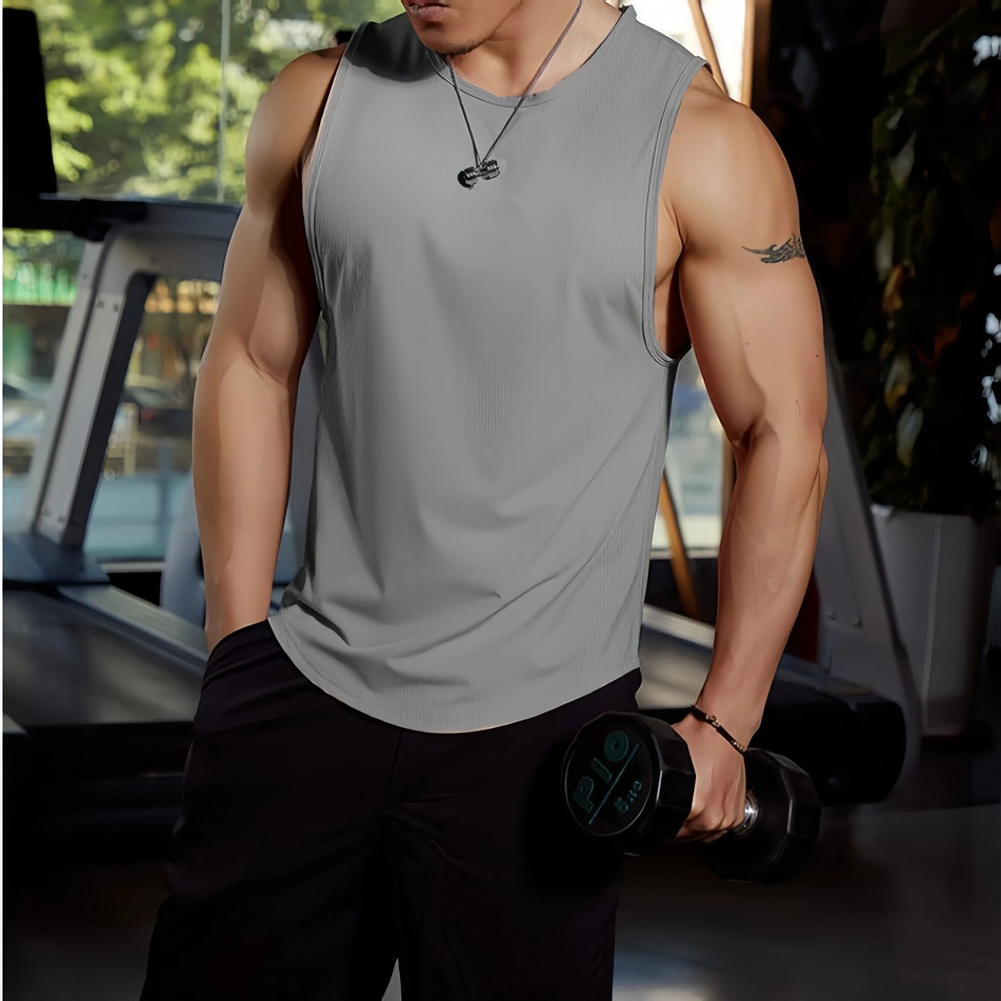 Men's Quick-Dry Gym Tank Top