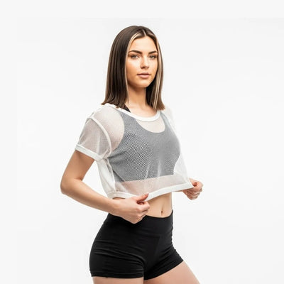 Women's Mesh T-Shirt for Running & Yoga