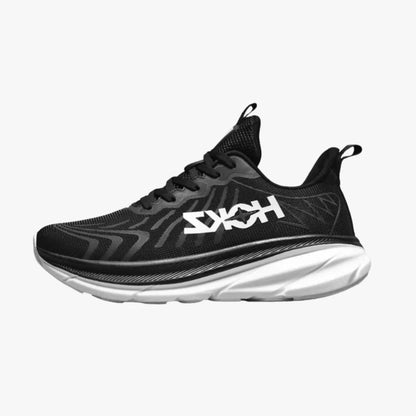 Lightweight Running Shoes Daily Comfort Black White