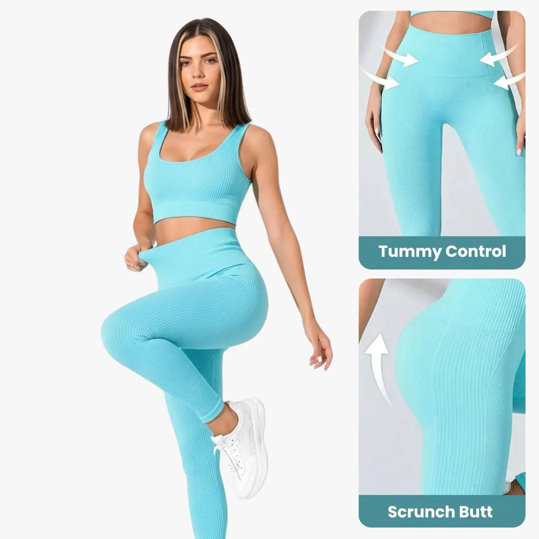 Women's 2-Piece Seamless Workout Set