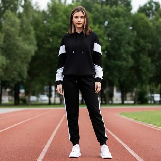 Korean-Style Two-Piece Casual Running Outfit