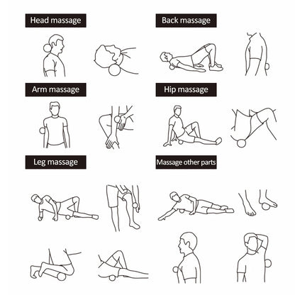 Spiky Peanut Massage Ball for Deep Tissue Relief