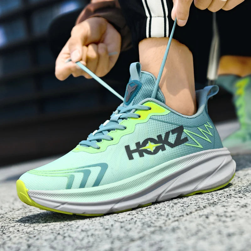 Men Running Shoes Cushioning Mesh Breathable Race Outdoor Trainer Sneakers Off-road Non-Slip Couple Luxury shoes Jogging Shoes