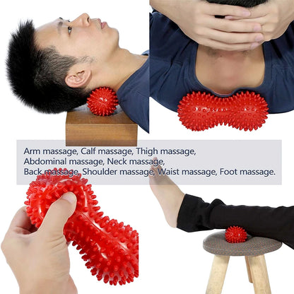 Spiky Peanut Massage Ball for Deep Tissue Relief