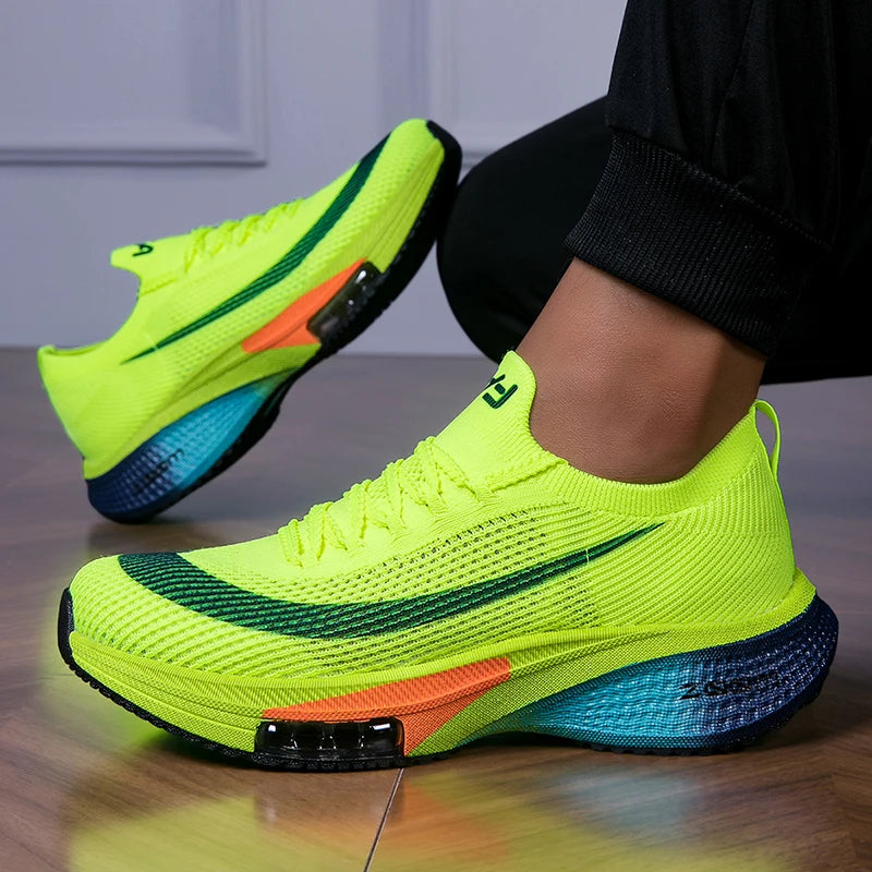 Autumn Unisex Run Shoes Breathable Mesh Ultra Light Cushioning Sneakers Couples Slow Jogging Anti Slip Men Women Tennis Shoes