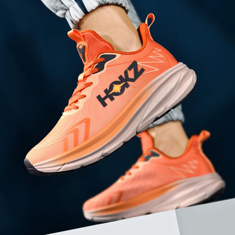 Men Running Shoes Cushioning Mesh Breathable Race Outdoor Trainer Sneakers Off-road Non-Slip Couple Luxury shoes Jogging Shoes