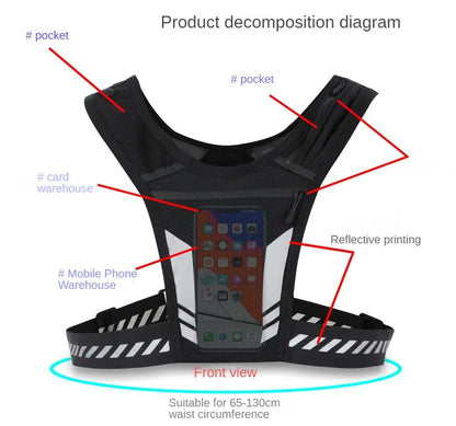 Runnora Reflective Running Vest & Backpack
