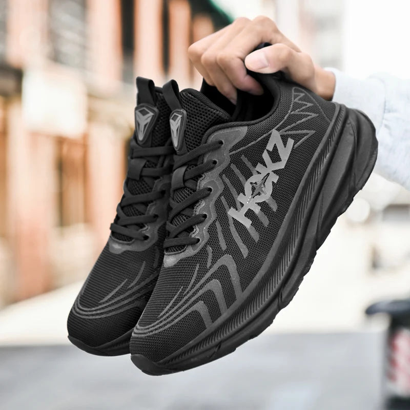 Lightweight Running Shoes Daily Comfort Black