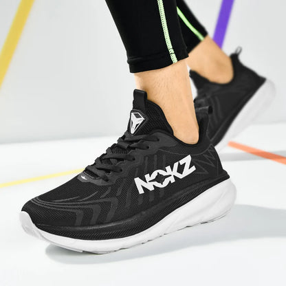 Lightweight Running Shoes Daily Comfort Black White