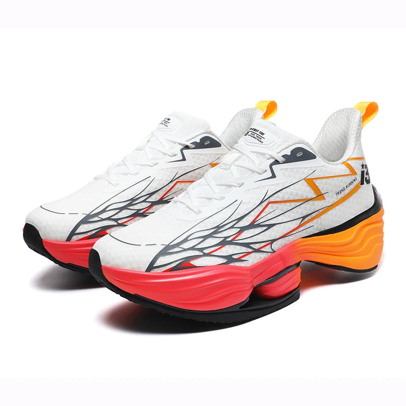 Sports Shoes Men Mesh Breathable Cushioning High Quality Non-Slip Sneakers Summer Marathon Training Running Shoes for Women