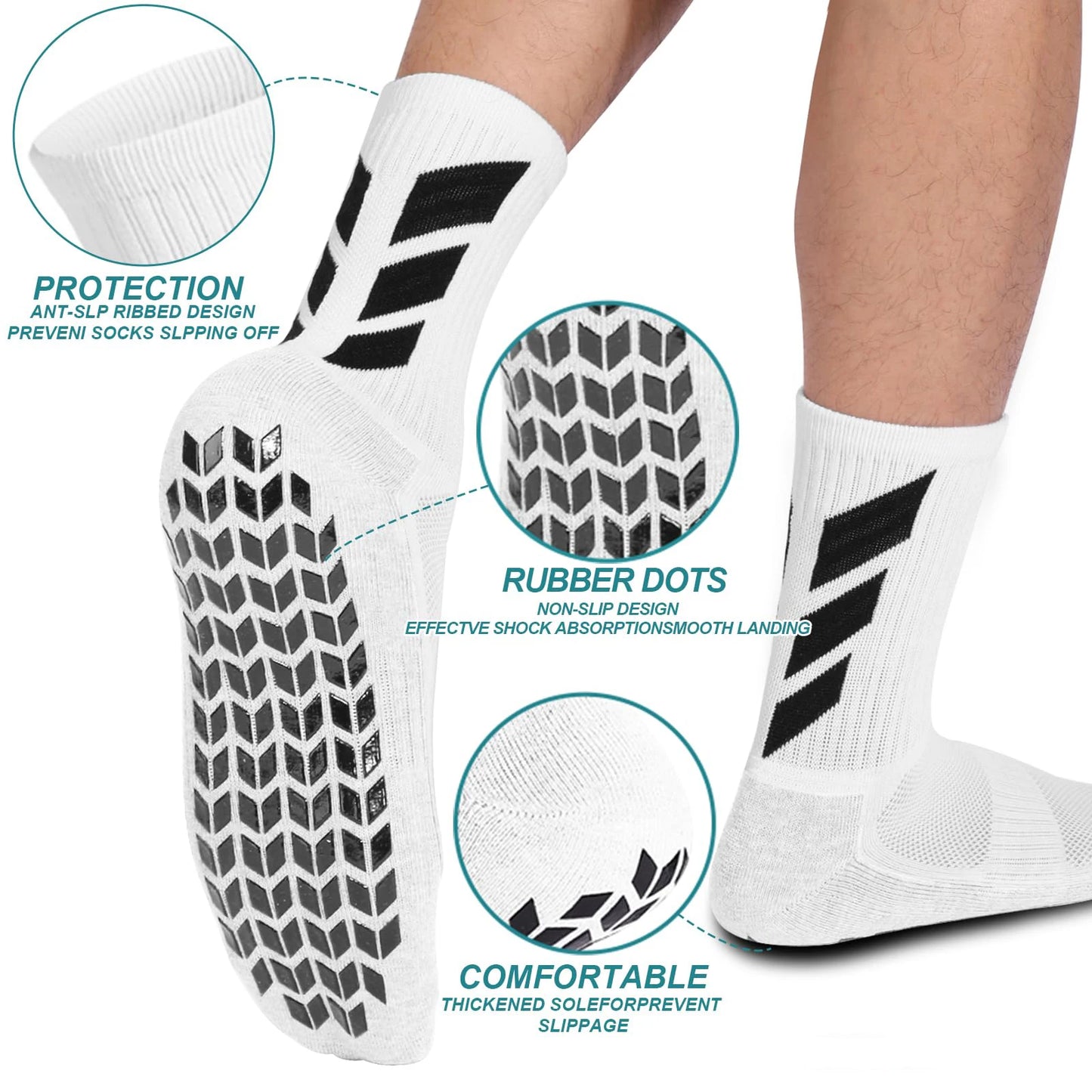 High-Performance Anti-Slip Socks 5 pair