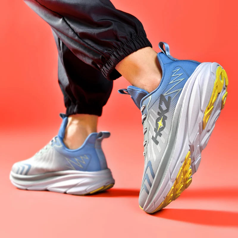 Men Running Shoes Cushioning Mesh Breathable Race Outdoor Trainer Sneakers Off-road Non-Slip Couple Luxury shoes Jogging Shoes