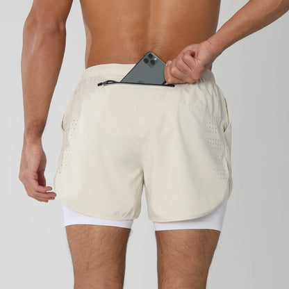 Men's 2-in-1 Quick-Dry Running Shorts