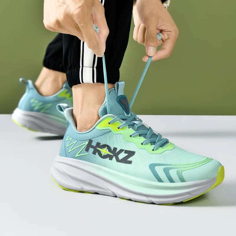 Men Running Shoes Cushioning Mesh Breathable Race Outdoor Trainer Sneakers Off-road Non-Slip Couple Luxury shoes Jogging Shoes