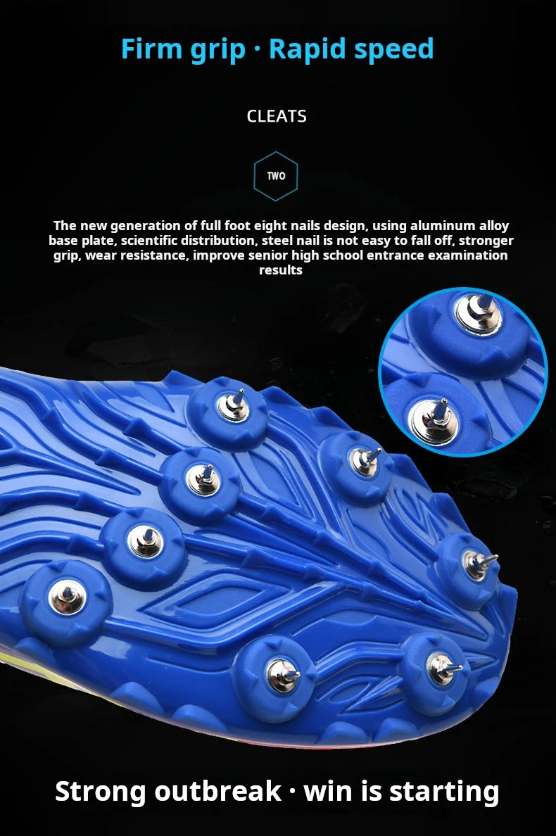 Track & Field Spikes Unisex 8-Spike Sprint Shoes