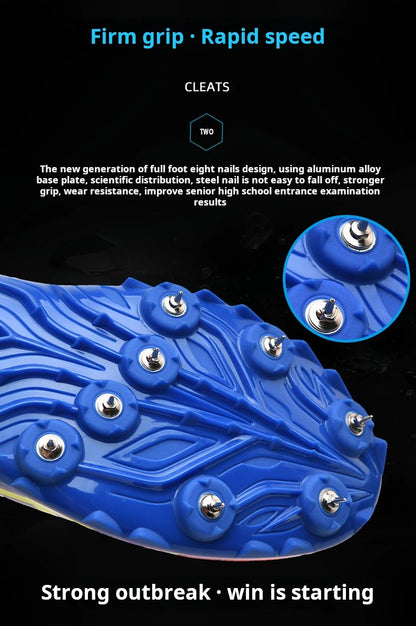 Track & Field Spikes Unisex 8-Spike Sprint Shoes