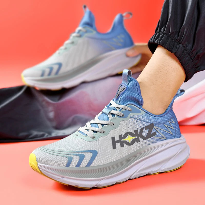 Men Running Shoes Cushioning Mesh Breathable Race Outdoor Trainer Sneakers Off-road Non-Slip Couple Luxury shoes Jogging Shoes