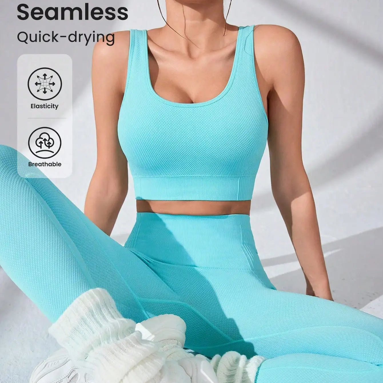 Women's 2-Piece Seamless Workout Set