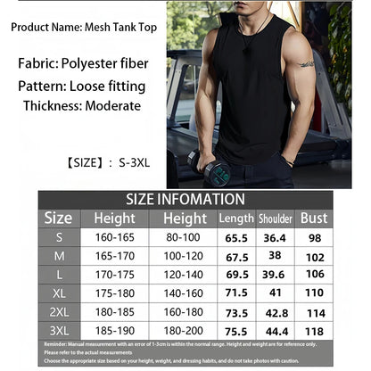 Men's Quick-Dry Gym Tank Top