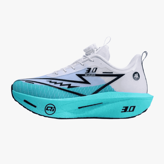 Running Shoes Carbon Plate Road Racing White Blue