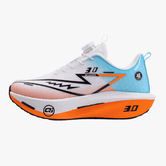 Running Shoes Carbon Plate Road Racing White Orange