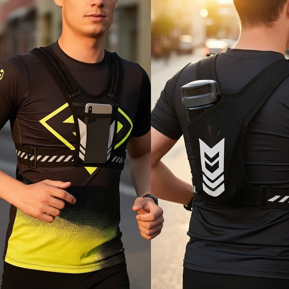 Runnora Reflective Running Vest & Backpack
